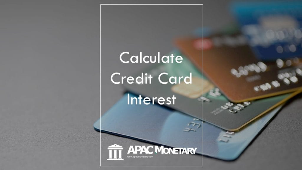 how to calculate credit card interest