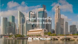 Singapore banking and financial district area