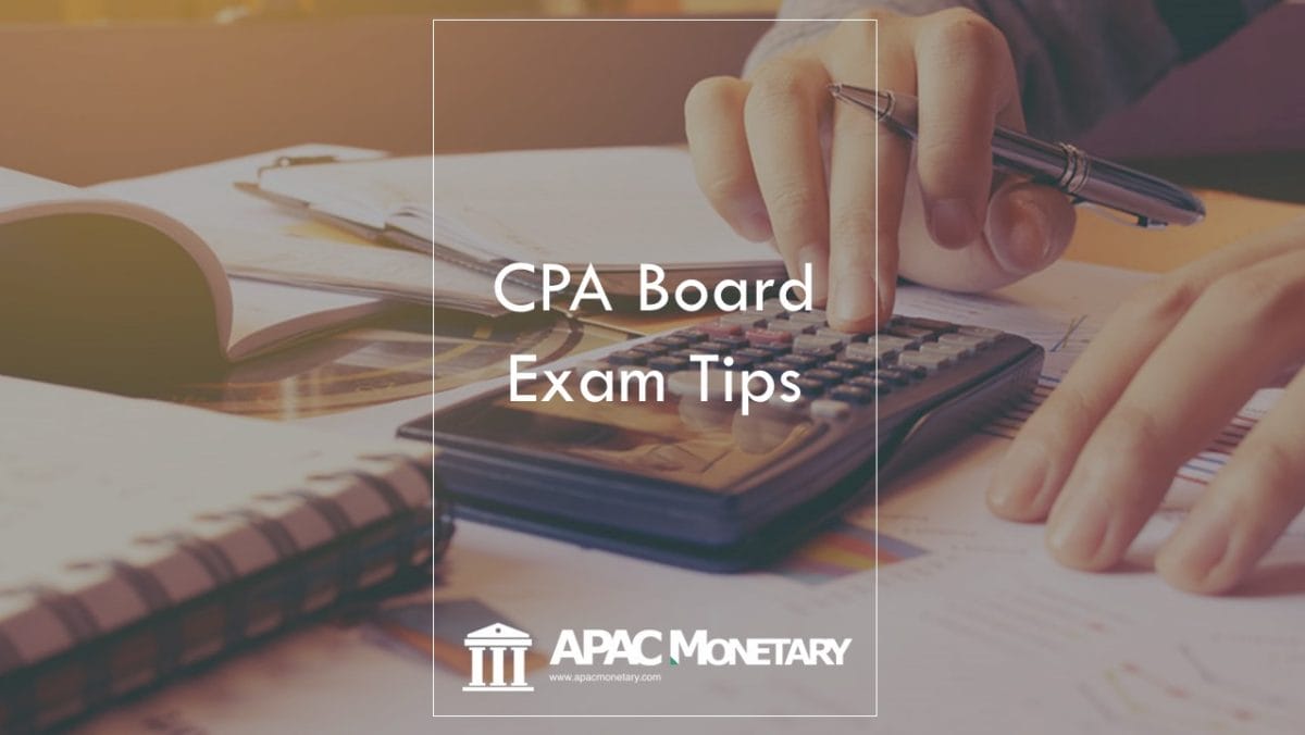 accounting student studying for the CPA board exam in the Philippines