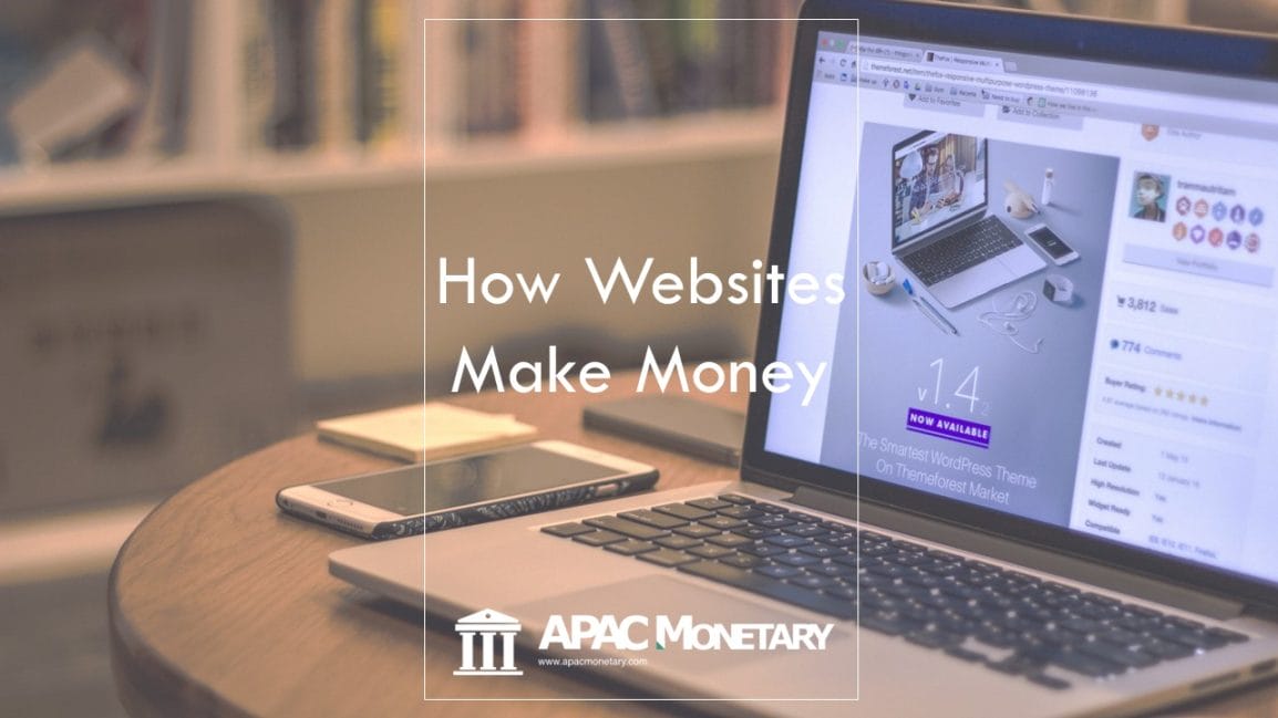 how do article websites make money