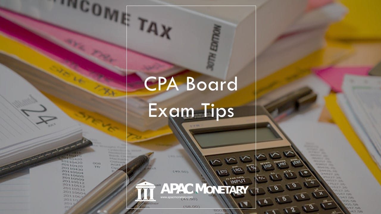accounting calculator and taxation books for the CPA board exam in the Philippines