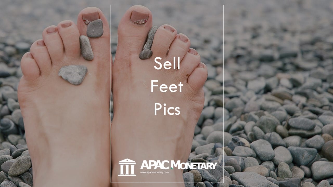 How can I sell my foot pictures anonymously?