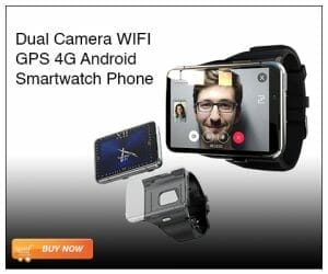 Android Smartwatch LOKMAT APPLLP Max 4GB+64GB 2.88inch Detachable Big Screen 5.0MP+13MP Dual Camera WIFI GPS 4G Phone - Black