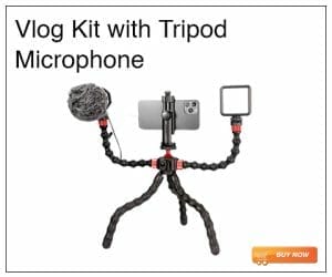 Ulanzi Smartphone Filmaking Kit Video Vlog Kit with Tripod Microphone VL49 Video Light Lamp Flexible Tripod with Arm Selfie Stick