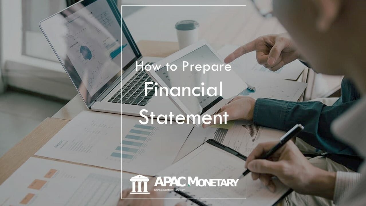How do I write a financial statement?