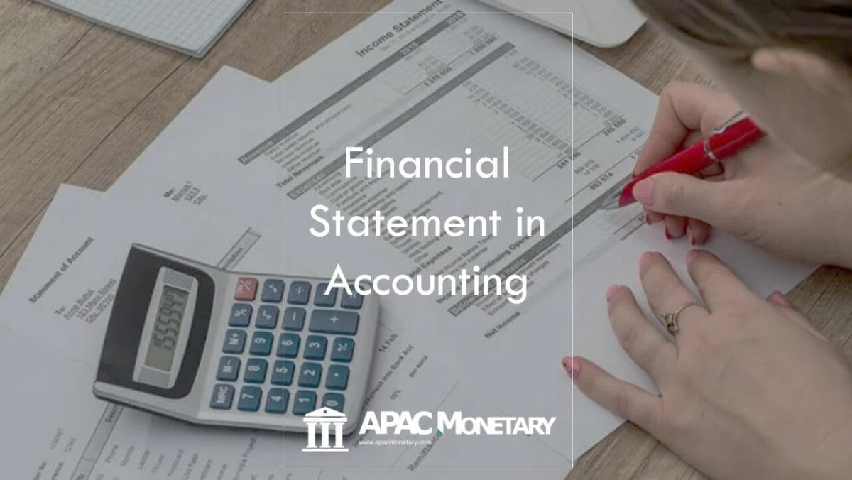 What are the 5 main financial statements in accounting?