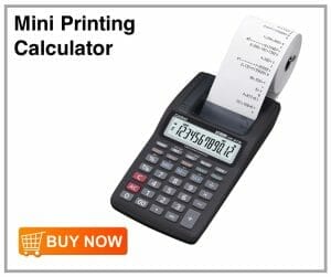 Mini Printing Calculator