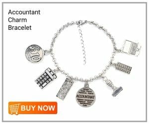 Accountant Charm Bracelet