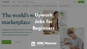 Filipino jobs at Upwork for newbies